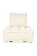Square-Tufted Beige Lounge Chair | By-Boo Hive | Oroatrade.com