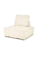 Square-Tufted Beige Lounge Chair | By-Boo Hive | Oroatrade.com