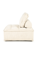Square-Tufted Beige Lounge Chair | By-Boo Hive | Oroatrade.com