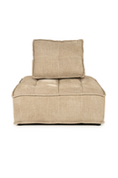 Square-Tufted Beige Lounge Chair | By-Boo Hive | Oroatrade.com