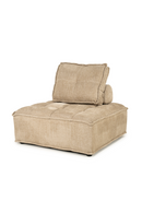 Square-Tufted Beige Lounge Chair | By-Boo Hive | Oroatrade.com