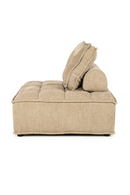 Square-Tufted Beige Lounge Chair | By-Boo Hive | Oroatrade.com