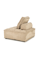 Square-Tufted Beige Lounge Chair | By-Boo Hive | Oroatrade.com