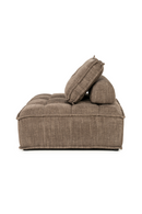 Square-Tufted Beige Lounge Chair | By-Boo Hive | Oroatrade.com