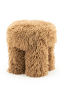 Shaggy Fur Stool | By-Boo Doodly | Oroatrade.com