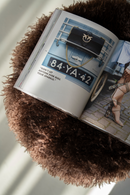 Shaggy Fur Stool | By-Boo Doodly | Oroatrade.com