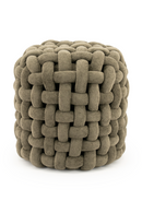 Chunky Woven Stool | By-Boo Poofie | Oroatrade.com