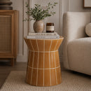 Glazed Pottery Side Table | By-Boo TileTastic 2