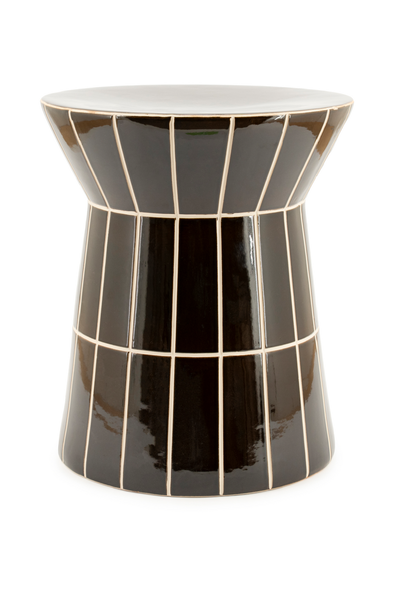 Glazed Pottery Side Table | By-Boo TileTastic 2 | Oroatrade.com