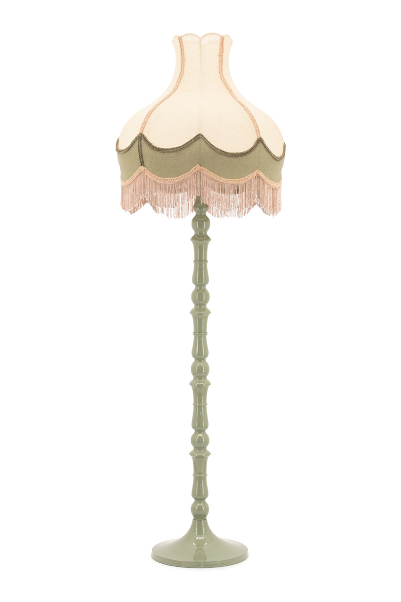 Jute Fringed Floor Lamp | By-Boo Fringaloo | Oroatrade.com