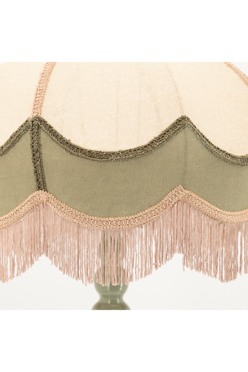 Jute Fringed Floor Lamp | By-Boo Fringaloo | Oroatrade.com