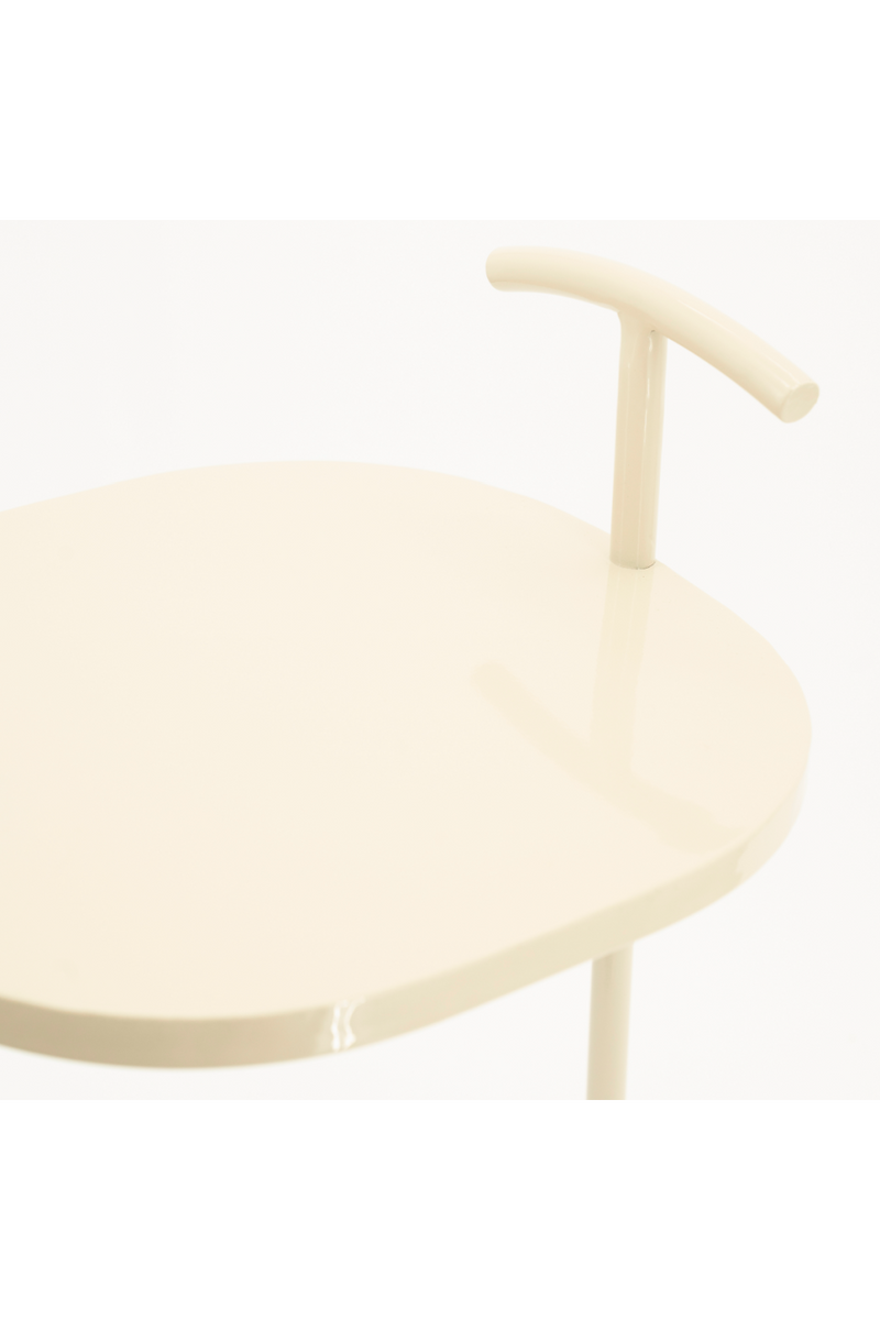 Lacquered Iron Side Table | By-Boo Buddy | Oroatrade.com