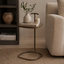 Lacquered Iron Side Table | By-Boo Buddy