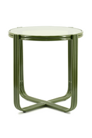 Cruciform Base Glass Side Table | By-Boo Groovy | Oroatrade.com