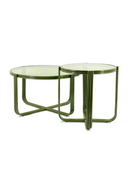 Cruciform Base Glass Side Table | By-Boo Groovy | Oroatrade.com