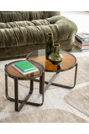Cruciform Base Glass Side Table | By-Boo Groovy | Oroatrade.com