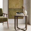 Cruciform Base Glass Side Table | By-Boo Groovy
