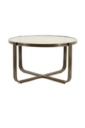 Cruciform Base Glass Coffee Table | By-Boo Groovy | Oroatrade.com