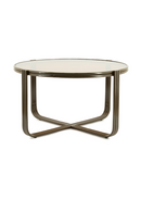 Cruciform Base Glass Coffee Table | By-Boo Groovy | Oroatrade.com