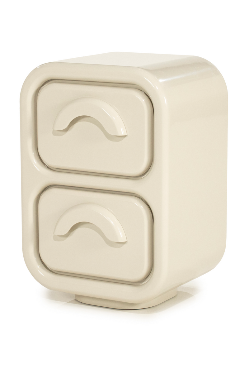 High-gloss 2-Drawer Cabinet S | By-Boo Gubby | Oroatrade.com