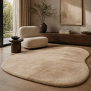 Beige Organic-Shaped Carpet | By-Boo Zena