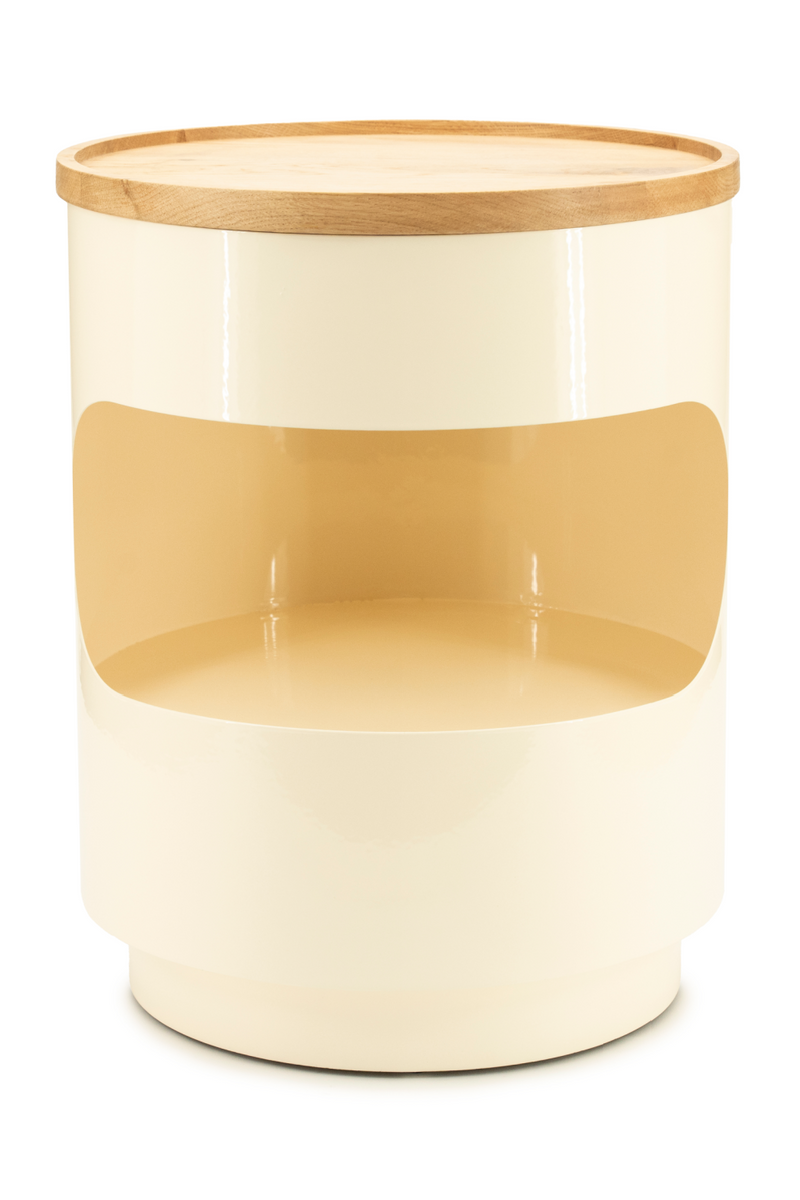 Round Oak Side Table | By-Boo Tondo | Oroatrade.com