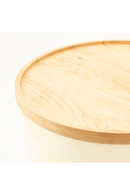 Round Oak Side Table | By-Boo Tondo | Oroatrade.com