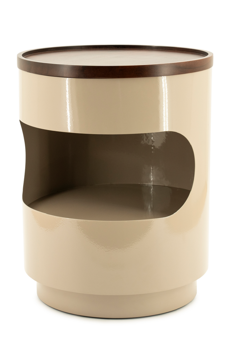 Round Oak Side Table | By-Boo Tondo | Oroatrade.com