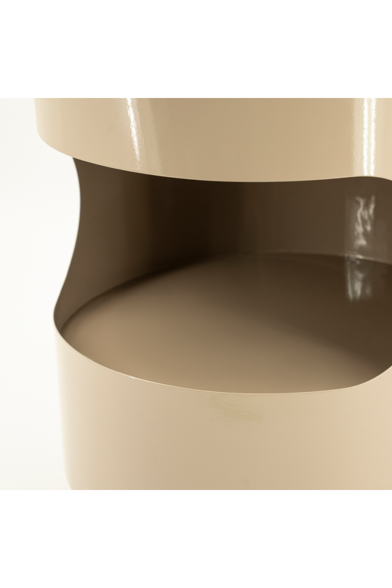 Round Oak Side Table | By-Boo Tondo | Oroatrade.com