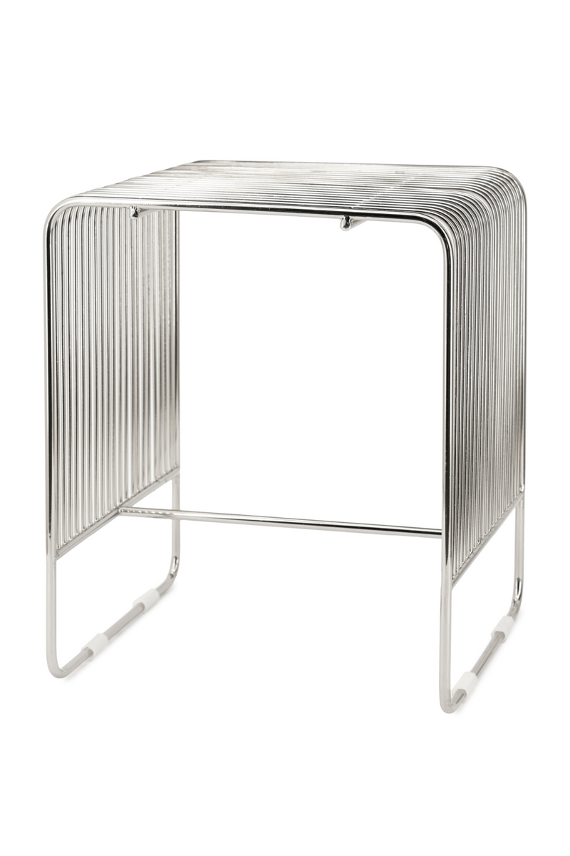 Coated Iron Stool | By-Boo WireWorks | Oroatrade.com