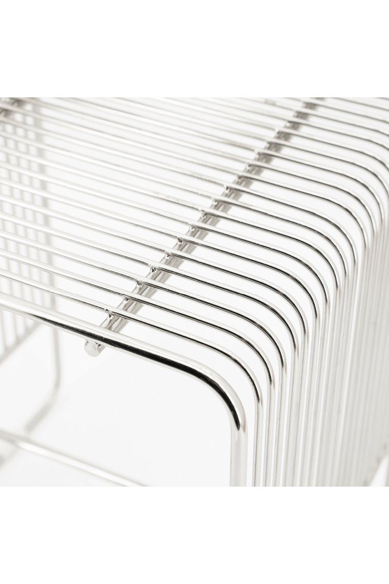 Coated Iron Stool | By-Boo WireWorks | Oroatrade.com