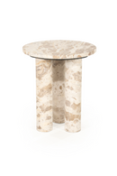 Marble Round Side Table | By-Boo Marmo | Oroatrade.com