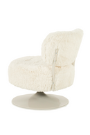 Round Furry Swivel Chair | By-Boo Furlo | Oroatrade.com