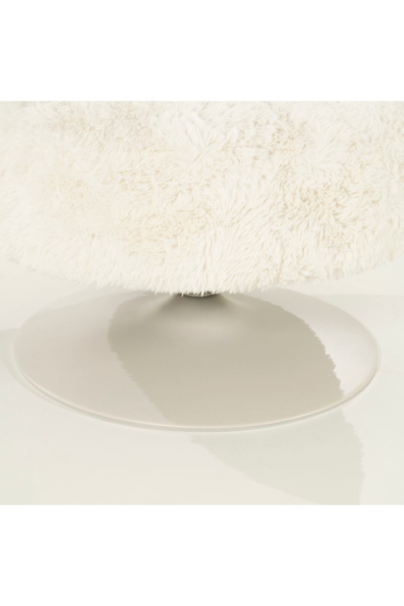 Round Furry Swivel Chair | By-Boo Furlo | Oroatrade.com
