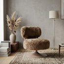 Round Furry Swivel Chair | By-Boo Furlo