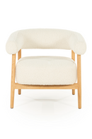 Oak Framed Curve Lounge Chair | By-Boo Cozy | Oroatrade.com