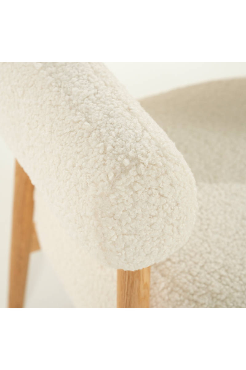 Oak Framed Curve Lounge Chair | By-Boo Cozy | Oroatrade.com