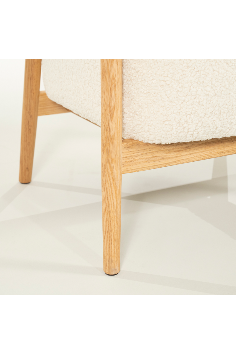 Oak Framed Curve Lounge Chair | By-Boo Cozy | Oroatrade.com