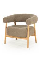 Oak Framed Curve Lounge Chair | By-Boo Cozy | Oroatrade.com