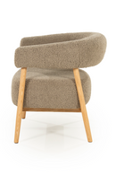 Oak Framed Curve Lounge Chair | By-Boo Cozy | Oroatrade.com