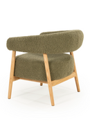 Oak Framed Curve Lounge Chair | By-Boo Cozy | Oroatrade.com
