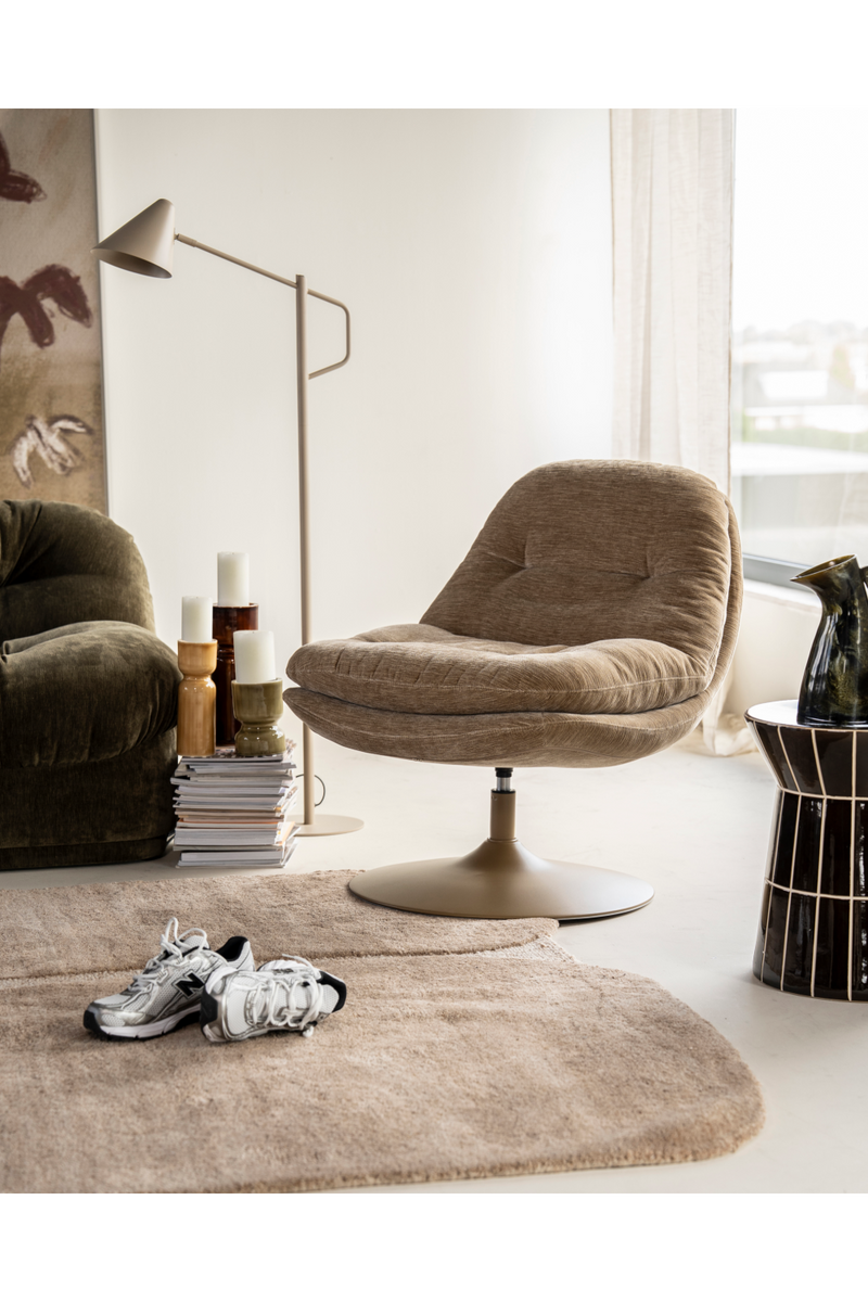 Padded Swivel Lounge Chair | By-Boo Tromba | Oroatrade.com