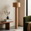 Cork Wrapped Floor Lamp | By-Boo Kura