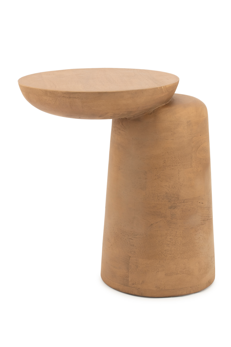 Lacquered Wood Asymmetric Side Table | By-Boo Woomble | Oroatrade.com