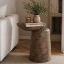 Lacquered Wood Asymmetric Side Table | By-Boo Woomble