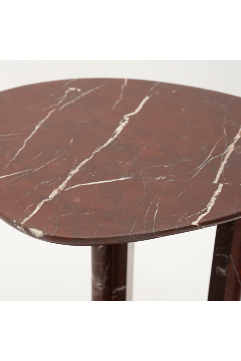 Polished Marble Side Table | By-Boo Lior | Oroatrade.com