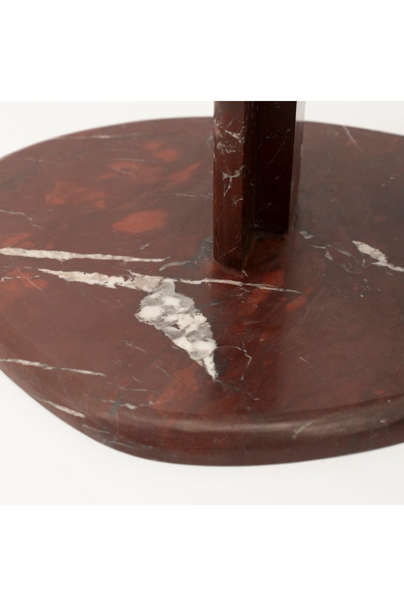Polished Marble Side Table | By-Boo Lior | Oroatrade.com