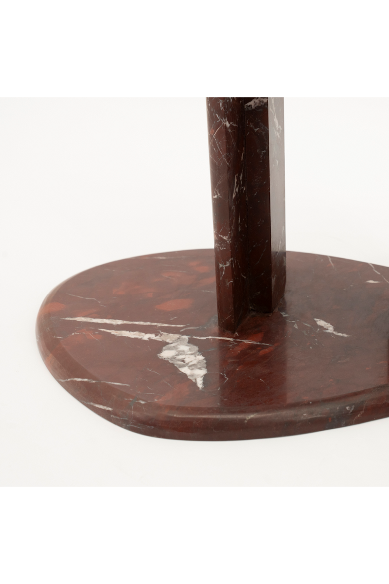 Polished Marble Side Table | By-Boo Lior | Oroatrade.com