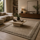 Hand-tufted Neutral Carpet 5 x 7'5" | By-Boo Tura