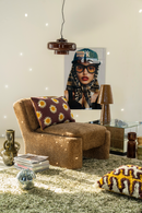 Painted Glass Pendant Lamp | By-Boo Vetro | Oroatrade.com